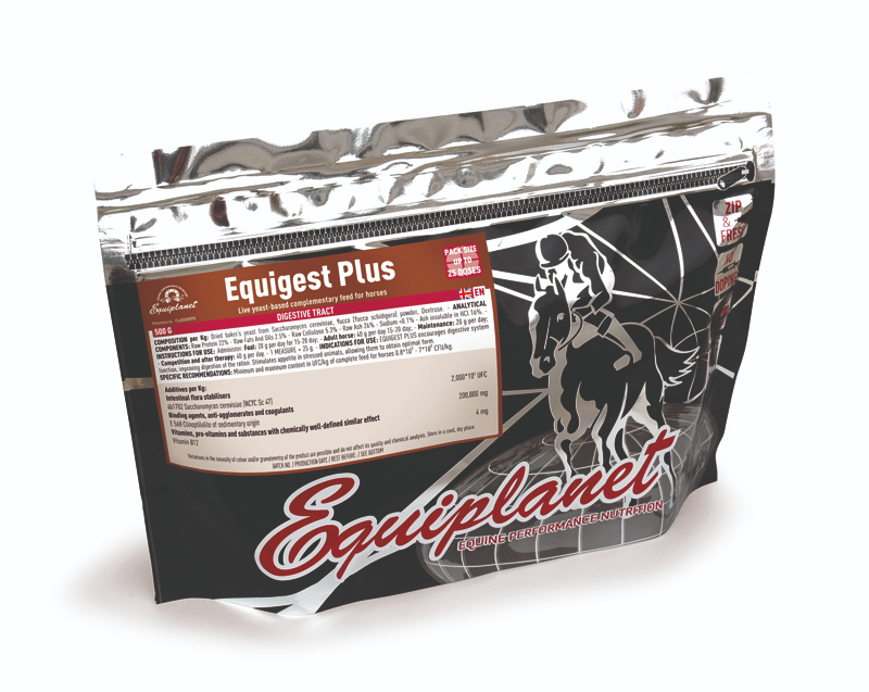 Equigest Plus - Powdered product based on live yeast